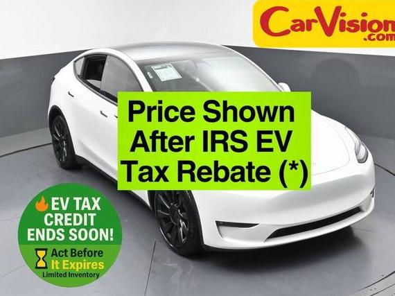 TESLA MODEL Y 2021 5YJYGDEE7MF245525 image